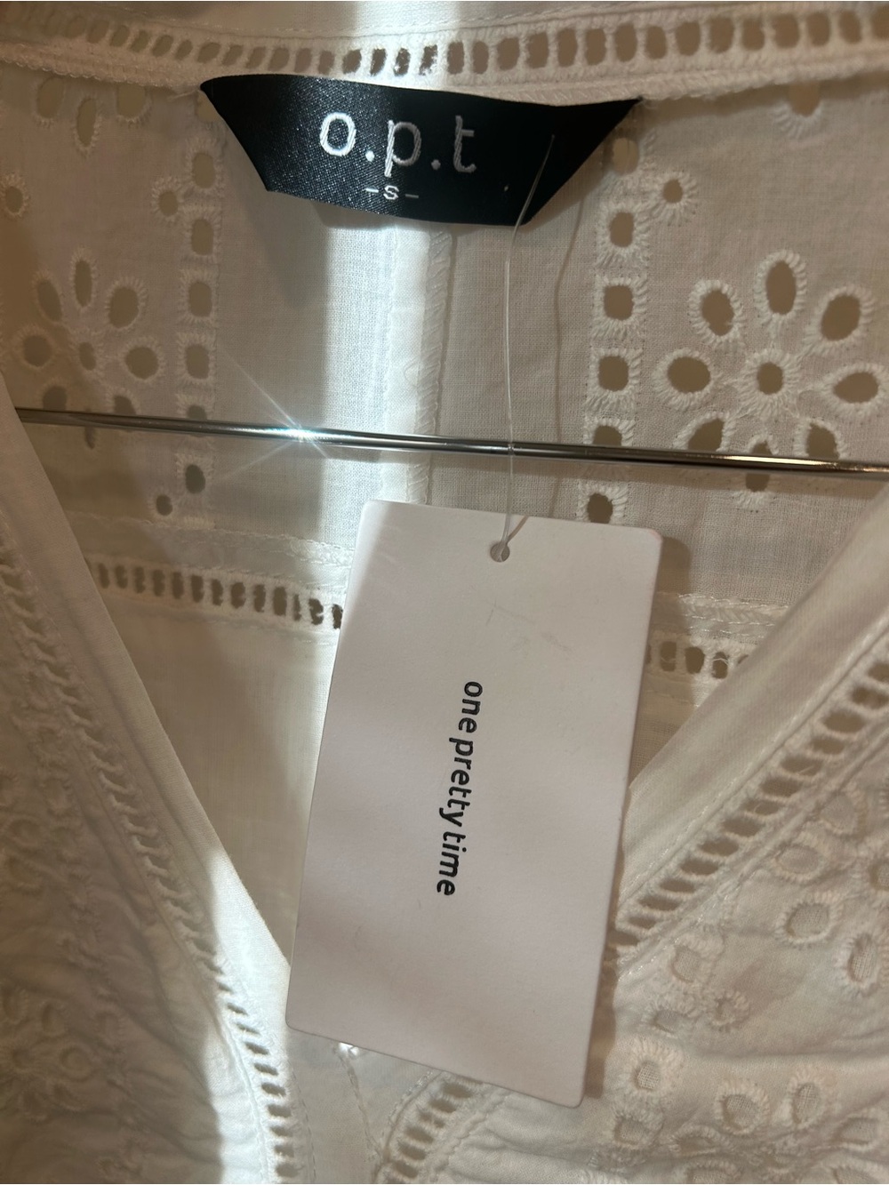 Tuckernuck O.P.T Eyelet Midi Dress NEW - Picture 3 of 7
